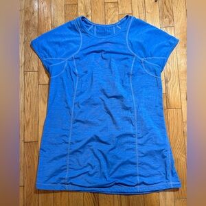 Blue Women's Athletic Top #680